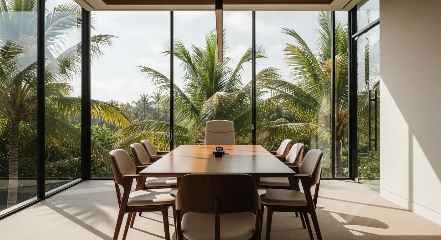 Wealth-advisory office interior, Sanur Bali